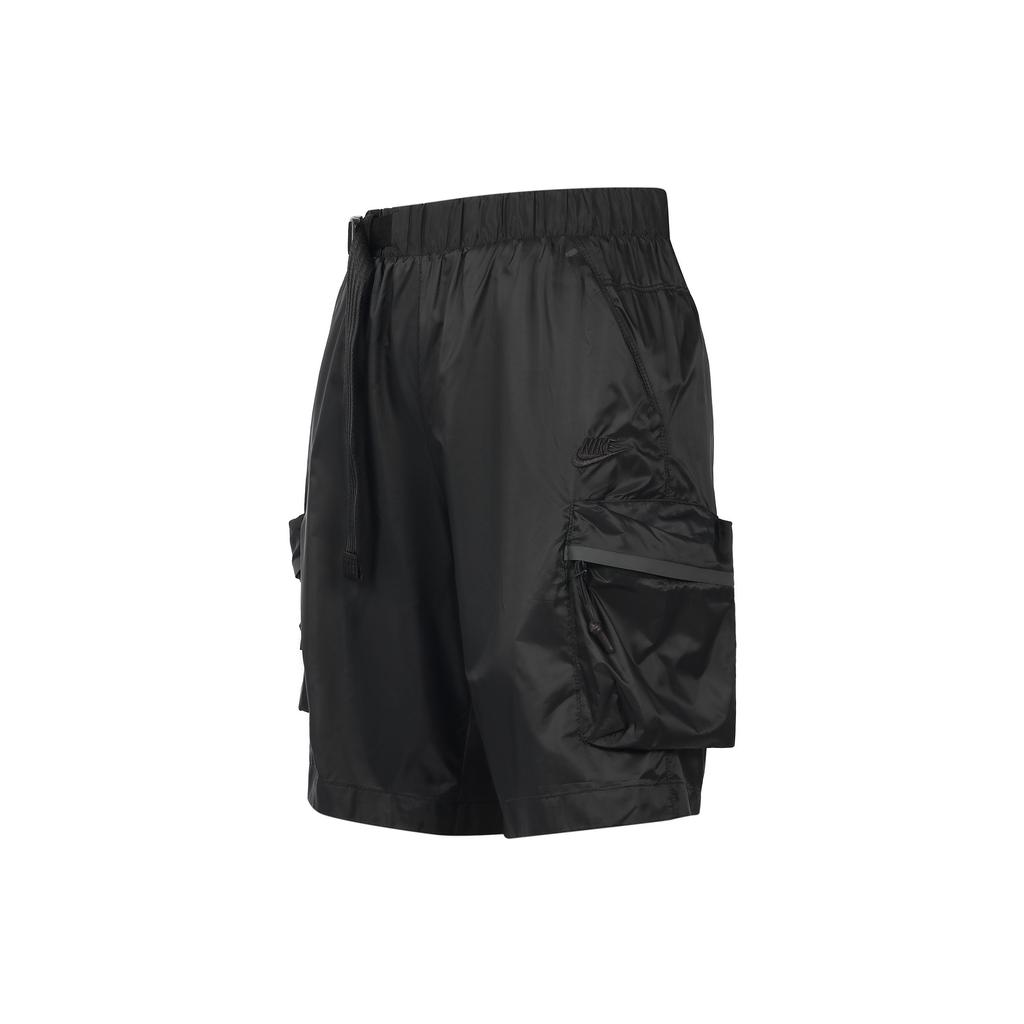 Nike Sportswear Tech Pack Solid Color Cargo Shorts Men Bottoms Black DX0230-010