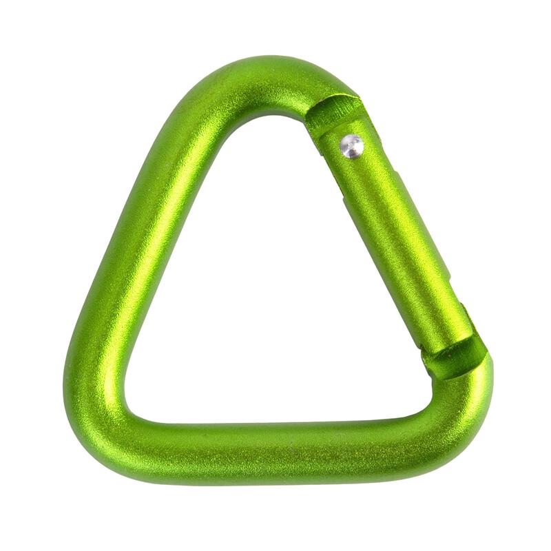 D.R.N. Large Triangle Aluminum Carabiner Key Hook (2-pack)