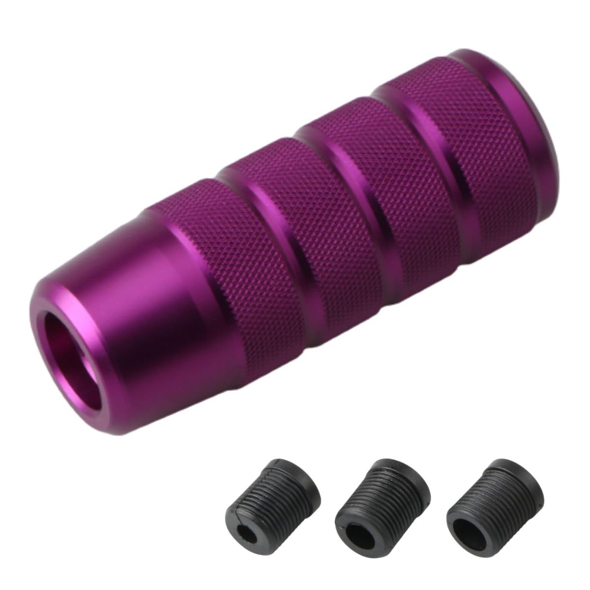 

RYUBOF Shift Knob Aluminum with 3 for Universal Truck Solid Compatible with Japanese Vehicles Extension, Alloy, Adapters, Manual/Automatic фиолетовый