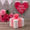 Gag Joke 3D Printed Annoying Screw Gift Box Plastic Funny Heart Design Box Decorative Novelty Festive Gift Box Valentine's Day