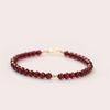Extremely Fine Natural Garnet Bracelet Ins Niche Design Crystal Beaded Bracelet Retro Jewelry Wholesale