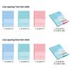KOKUYO Campus Fields Flat Notebook Dot B 6mm Ruled 30 Sheets 35 Lines Pink Imported from Japan Semi-B5 (NO-FL3CBT-P)