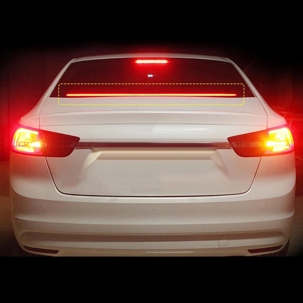 100/90cm Car Styling CarRear Additional Stop LED Lights With Turn Signal Running Light Unverisal Auto Brake Flexible Strips