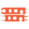 1 Pair Solar Spanner Wrench Assembly Panel PV Disconnect Removal Connector Tool Orange