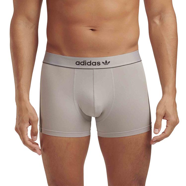Adidas Originals Lightweight Sports Quick-Dry Boxer Briefs Moisture-Wicking Breathable Men Underwear Gray 4A6M51-201