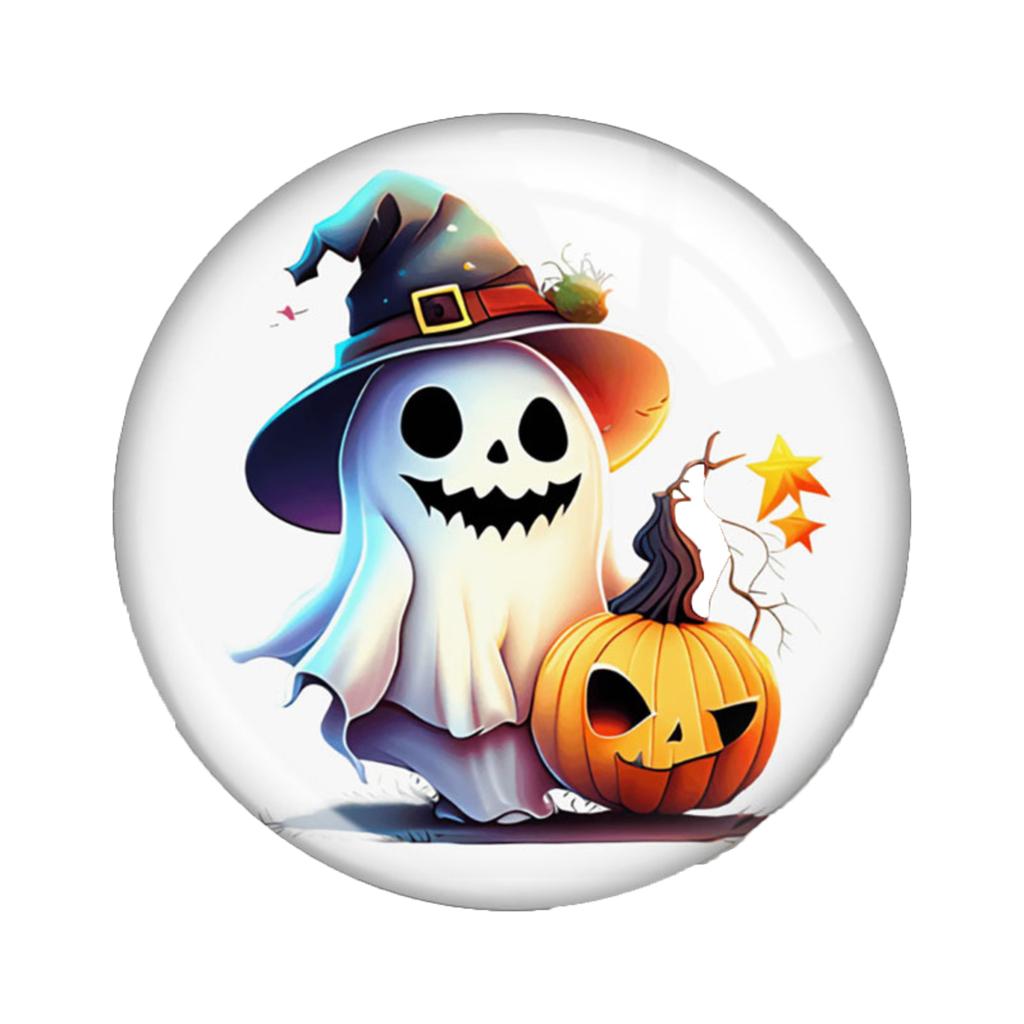 Ghost Fridge Magnets Set of 10 for Haloween Decorations Reusable Ghost Design Magnets for Haloween Decorations Home Office Haloween Decorations