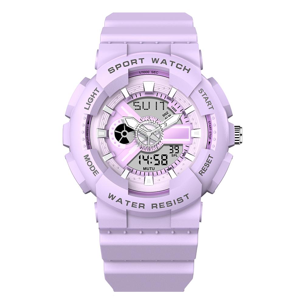 2025 Student Fashion Sports Watch Multifunctional Waterproof Watch Dual Display Electronic Digital Watch
