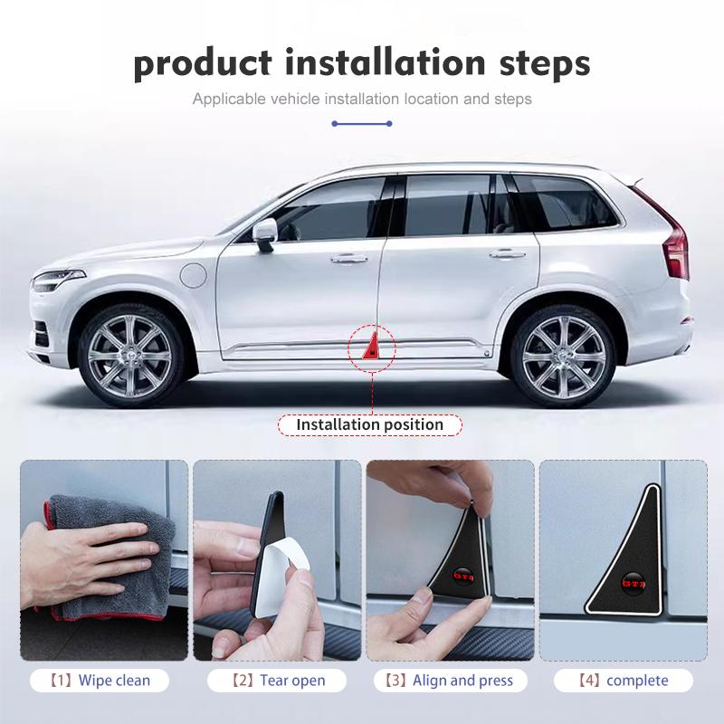 New 2026 Car Door Corner Protective Cover Stickers Cover Car Accessories For Volkswagen VW Passat B5 B5.5 2000- 2007 2008 2009 2010 AWX1