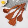 Abay Wooden Long Handle Kitchen Utensil Set