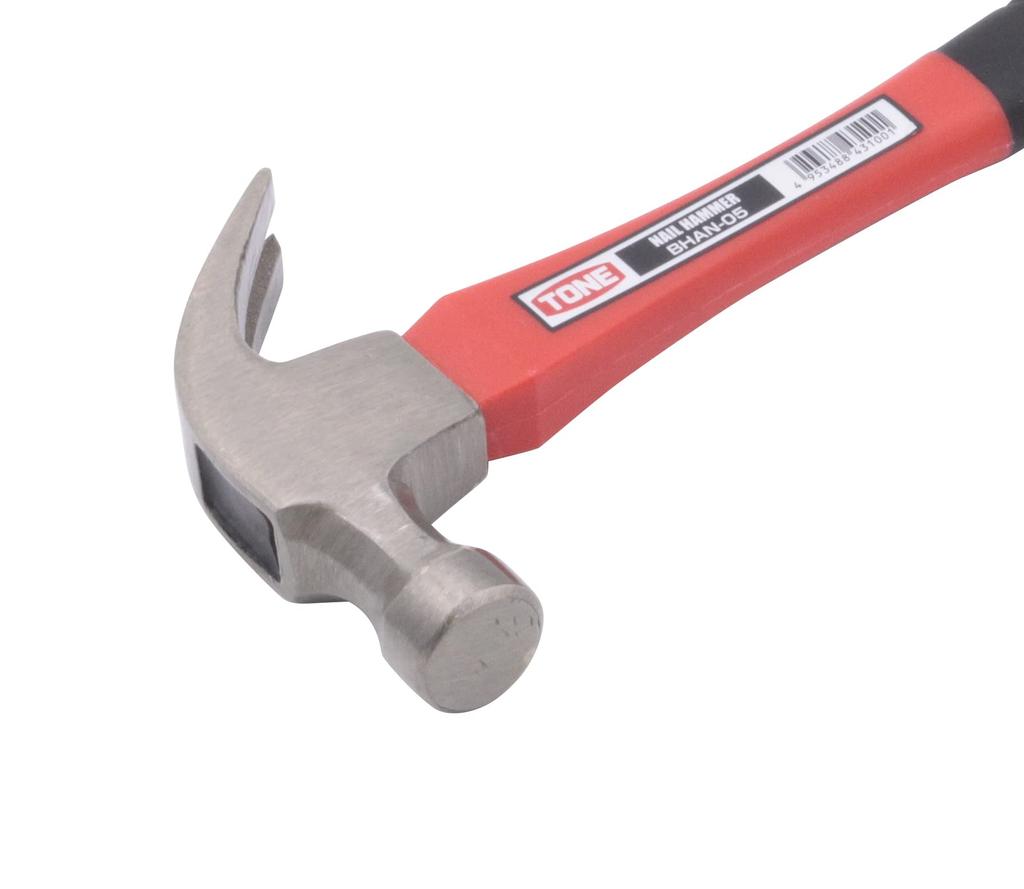TONE Nail Hammer BHAN-05 Red/Black 0.5lb