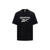Reebok Logo Print Sportlich Lässig Kurzarm T-Shirt Unisex Oberteile Schwarz 24SRM409UGH0