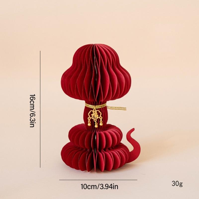 Unique Snake Year Theme Gourd Desktop Decoration Set For Enhancing New Year Atmosphere And Home Decors Taste