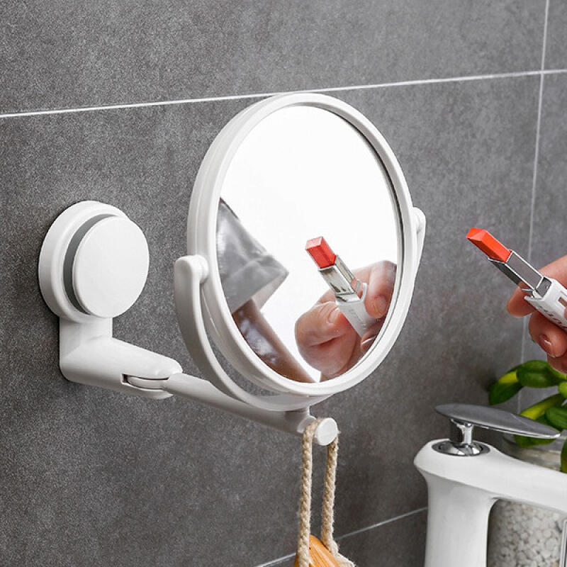 360-degree Rotating Angle Adjustment 3x Magnifying Glass Vacuum Suction Double-sided Mirror