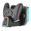 9-in-1 Charging Dock SW2196 for Switch/Switch 2 with Magnetic Charging,RGB Lighting Effect,Charging Indicator&Safe Fast Charging