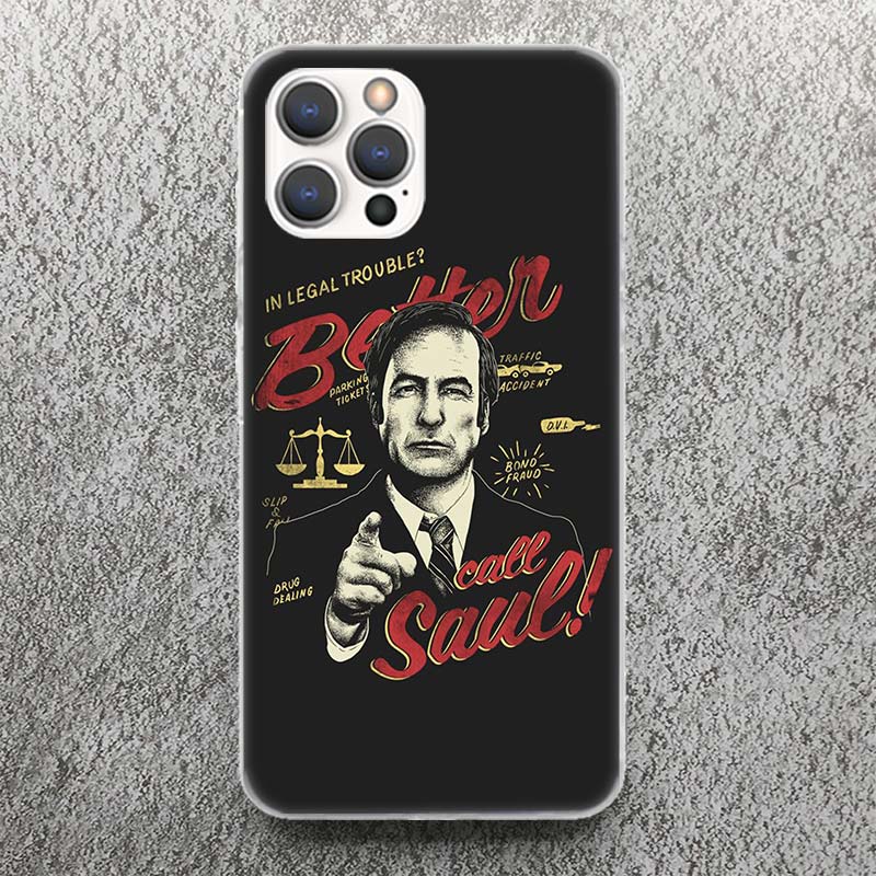 Better Call Saul TV Phone Case For iPhone 17 16 15 14 13 12 11 Pro Max Mini Plus Air 7 SE 8 Soft Silicone Print Shell Funda For