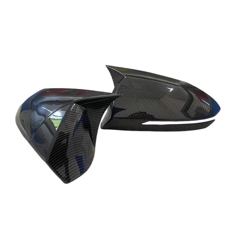 OX Horn Side Wing Mirror Cover Caps for Hyundai Tucson NX4 - Rearview Mirror Cover Shell Trim Add On Car Accessories