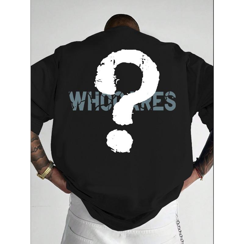 European sizes Street-Style Minimalist Letter Print T-Shirt with Bold Personal Attitude S чёрный