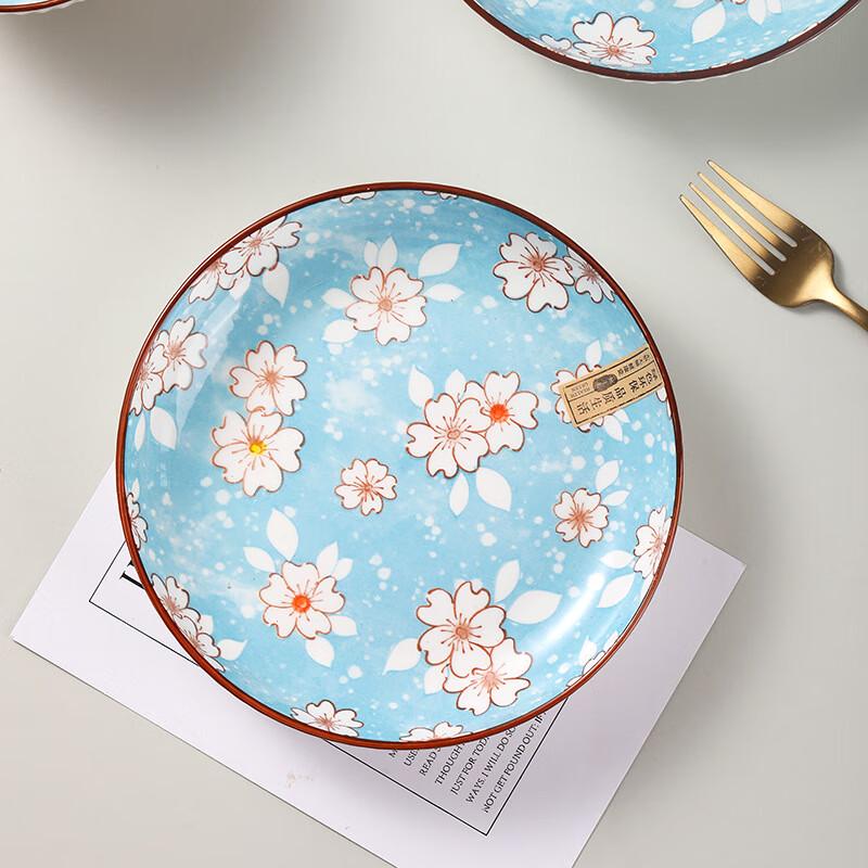 Linpan Japanese Pastoral Ceramic Bowl Set