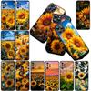 Protective Cover for Xiaomi Redmi Note 12 11 10 A3 Pro 10A 10C 12C Note12 5G 4G Casing Phone Case Yellow Sunflower Flower