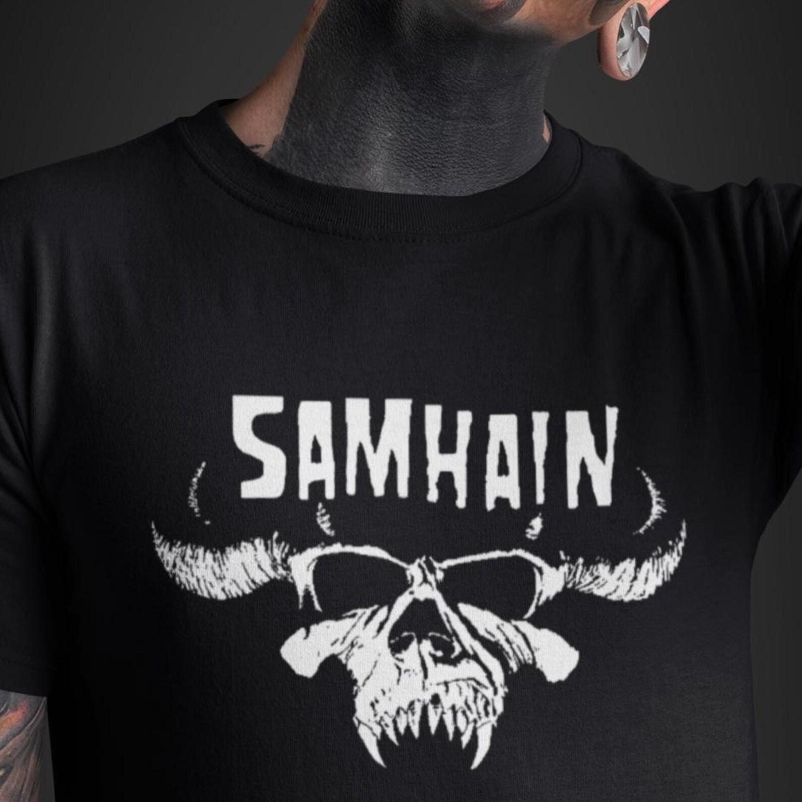 Samhain Horror Punk T-Shirt (US) - Goth 80s Rock Tee 2XL