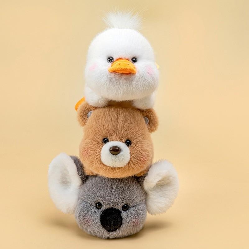 Folivora Capybara Animal Plush Desk Companion Toy Room Decor For Kids Play Sleep