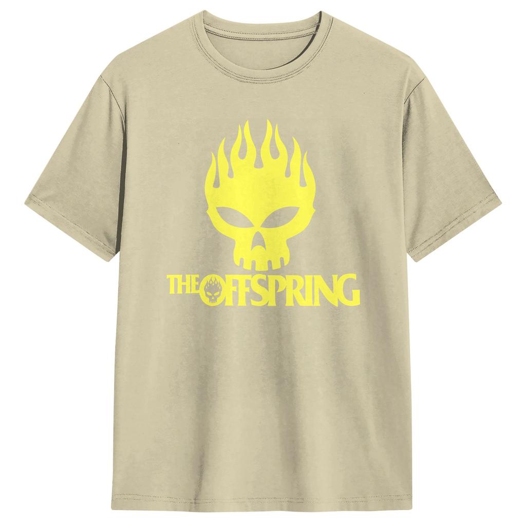 Herren The Offspring Band T-Shirt Baumwolle Kleidung Mode Kurzarm Rundhals T-Shirts Geschenkidee T-Shirt