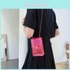 Trendy Transparent Mini Chain Shoulder Bag For Summer With Soft Jelly Material