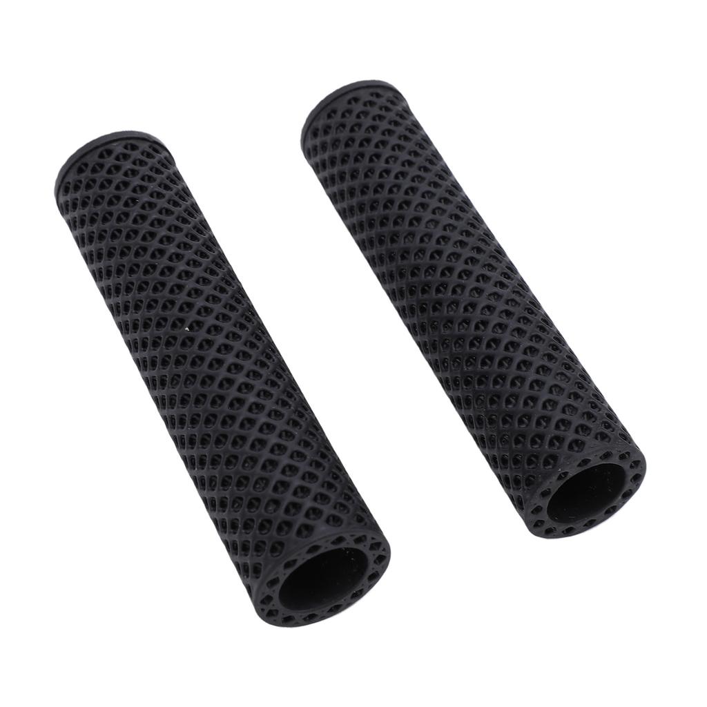 Bike Handlebar Grips 3D Printed Non Slip Shock Absorbing PU Handle Grip for Cycling Enthusiasts Commuters Indoor