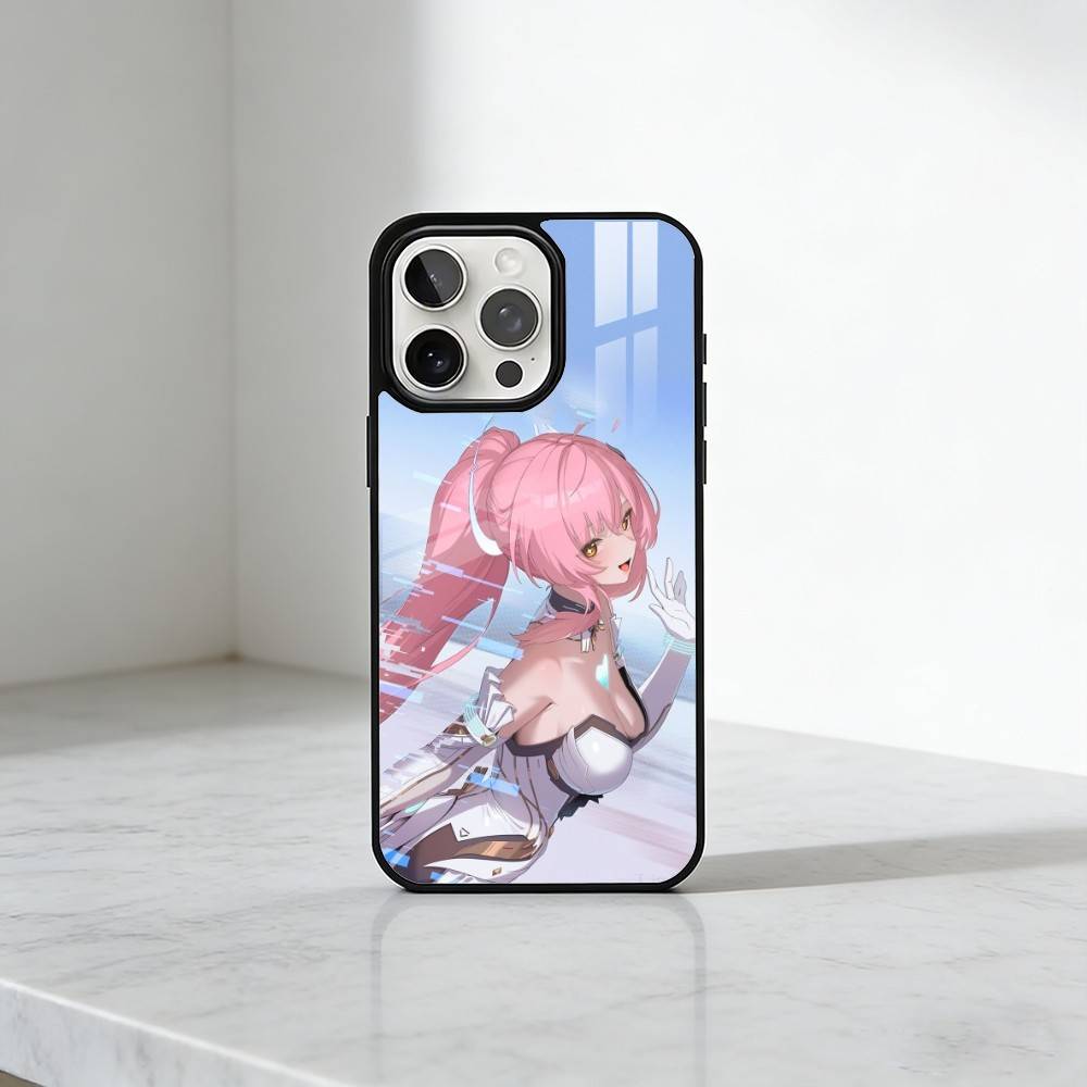 Aemeath WuWa Phone Case For iPhone17,16,15,14,13 Plus,Pro Max Magnetic For Magsafe Wireless Charging