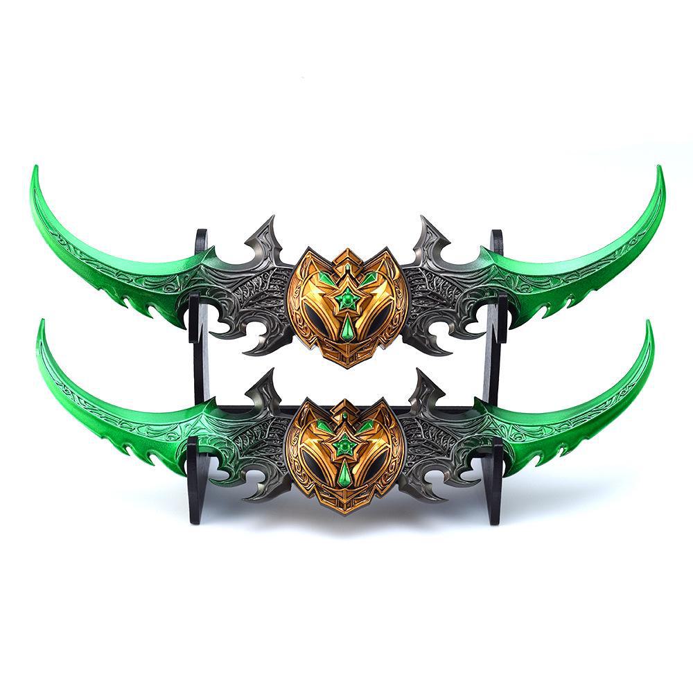 Ornamento modello di coltello a uovo con lama da guerra Ai Xinuosi a tema gioco Warcraft