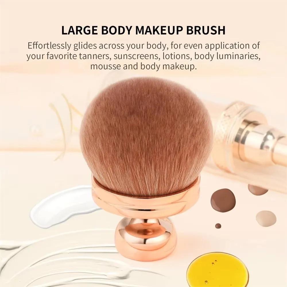 Extra Large Body Makeup Brush For Self Tanner Leg Makeup 88mm Wide-headed Brush Sunscreen Face Back Makeup Brush Wet Dry Use