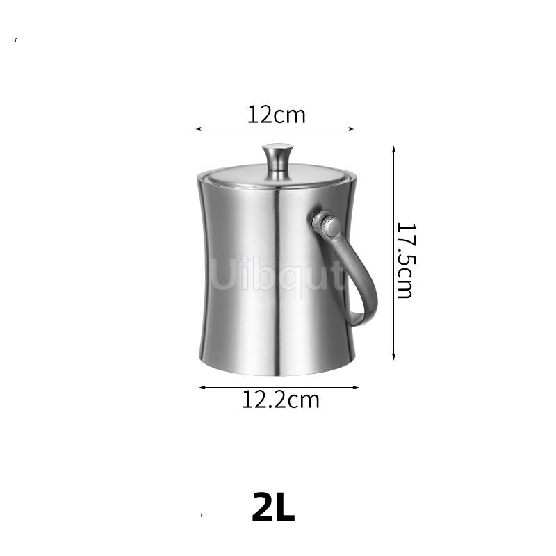 Commercial bar KTV dedicated ice bucket Creative Beer and Red Wine Champagne Bucket Stainless steel ice bucket beer cooler