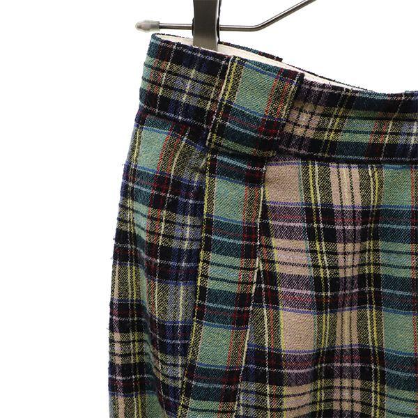 AALTO wool blend check Long pants 34 Men's Used