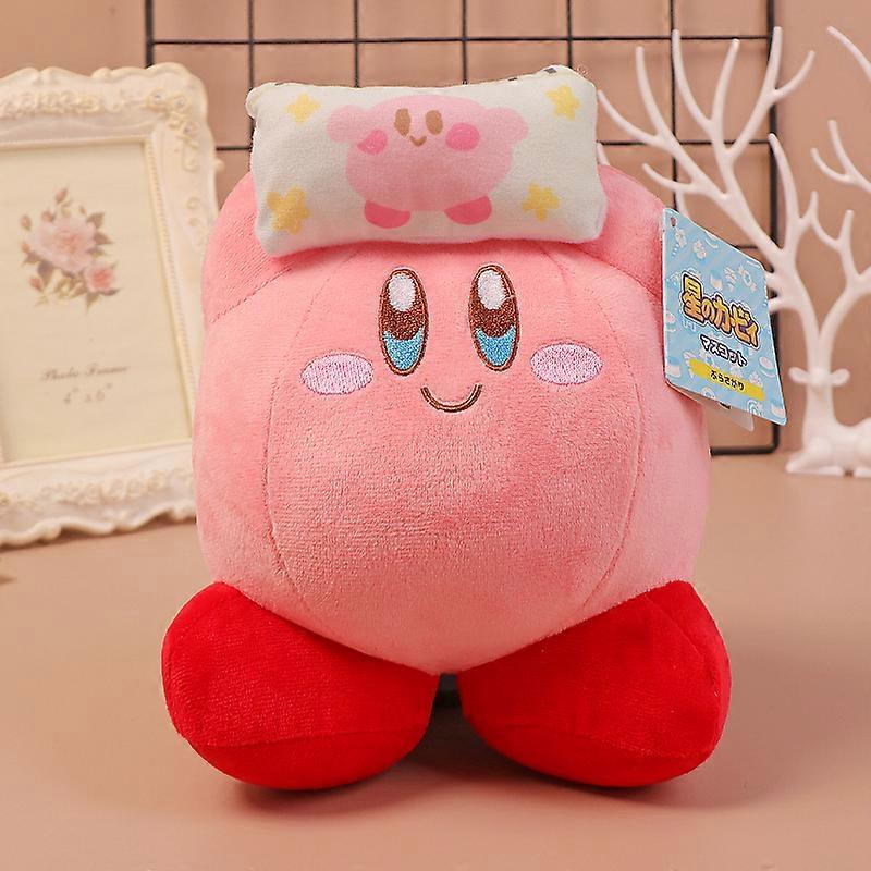 Anime Kirby Plush Toy Kawaii Cute Pink Cartoon Soft Stuffed Animal Doll Fluffy Pillow Home Decor Birthday Gift for Kids