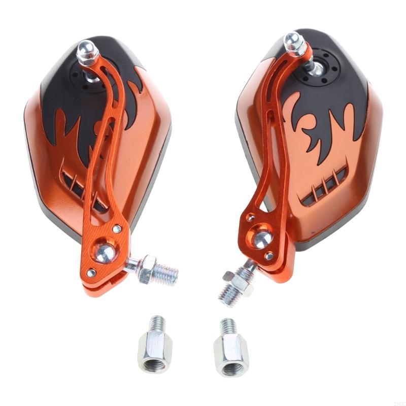 28GC Universal Aluminum Motorcycle Handlebar Rear View Mirrors Anti-glare Mirrors