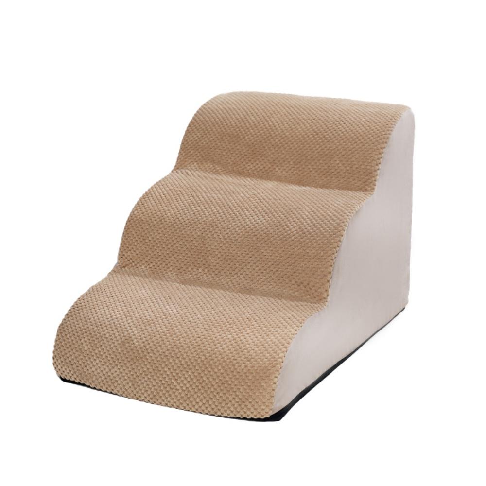 Ramp Stairs Dog Cat Stair Non-Slip Pet Ramp Stairs Dog Ramp for Bed Pet Dog Steps2/3 Tiers Training Stair Removable Washable