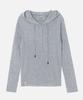 HAINT Blurry Button Hoodie Knit_3Colors_Gray