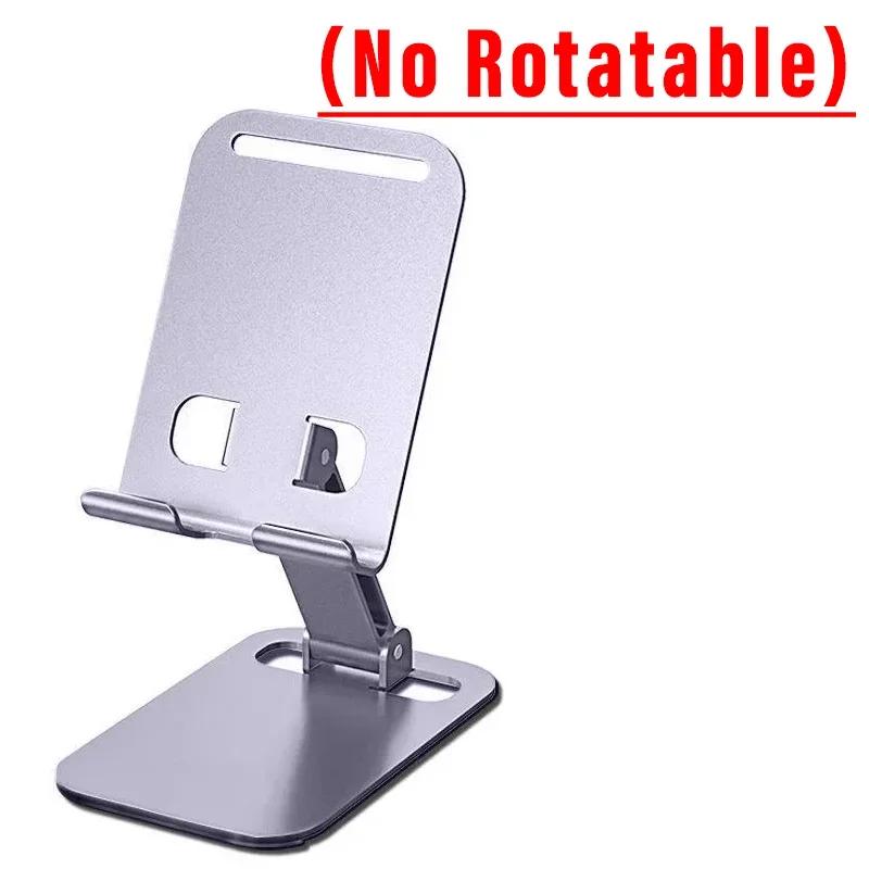 720 Rotate Aluminum Alloy Portable Tablet Holder For iPad Adjustable Flexible Folding Lazy Desktop Live Mobile Phone Mount Stand