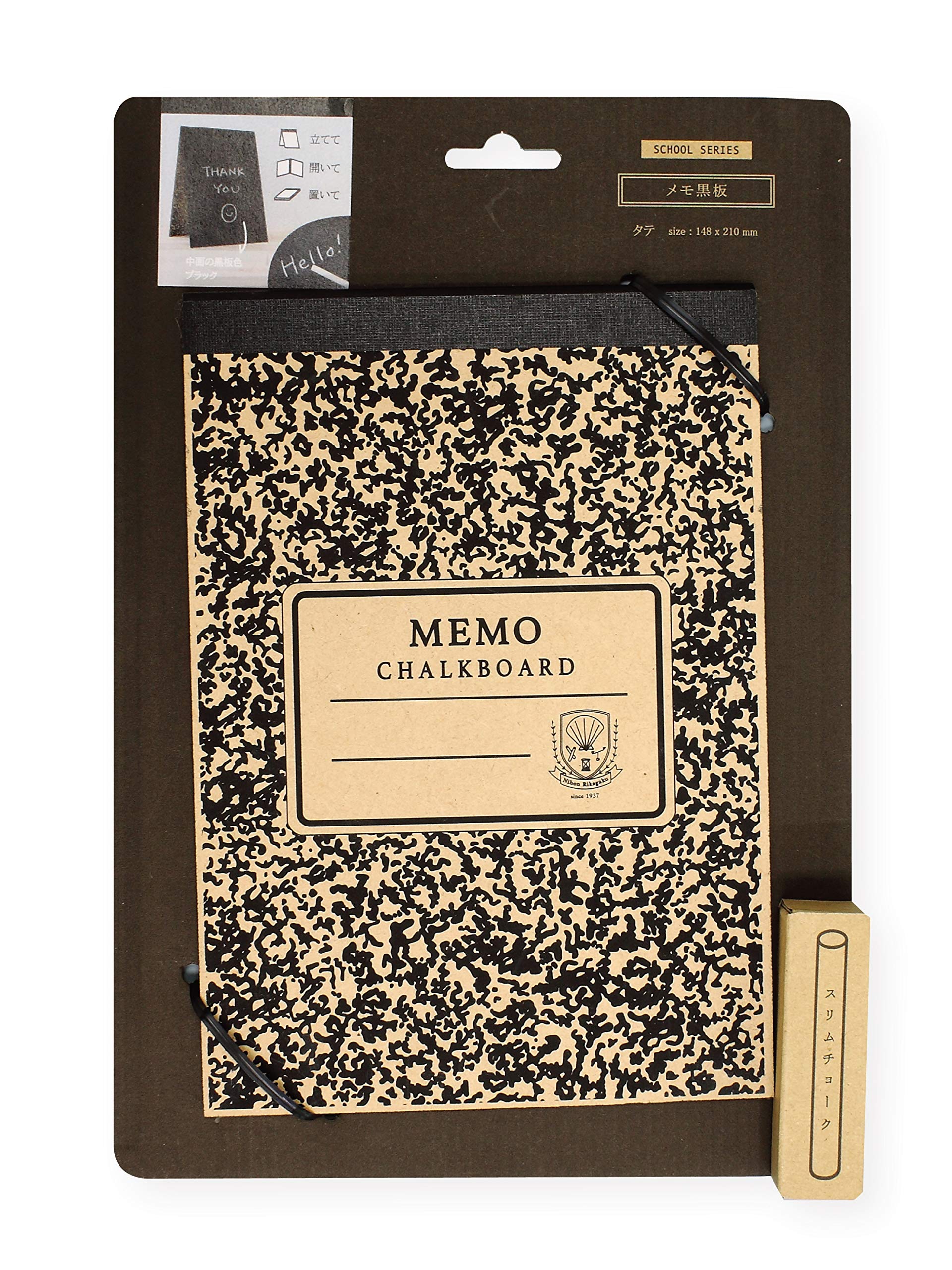

Nippon Rikagaku Memo Chalkboard, Vertical, Black, A5, SMB-T-BK