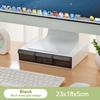 Transparent Computer Monitor Stand Riser Bracket With Storage Drawer PC Screen Holder Laptop Desktop Organizer For Charger Mouse