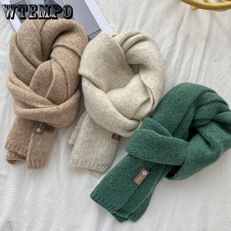 Women's Soft Scarf Men's and Women's Warm Scarf Japanese and Korean Sweet Scarf