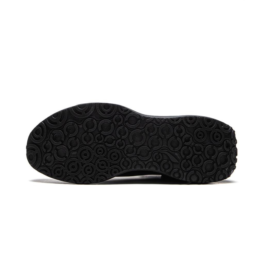 Li-Ning Soft Plus Fleece Comfortable Simple Fleece Lined Non-Slip Wear-Resistant Low-Top Casual Shoes Men sneaker Black AGLU097-1
