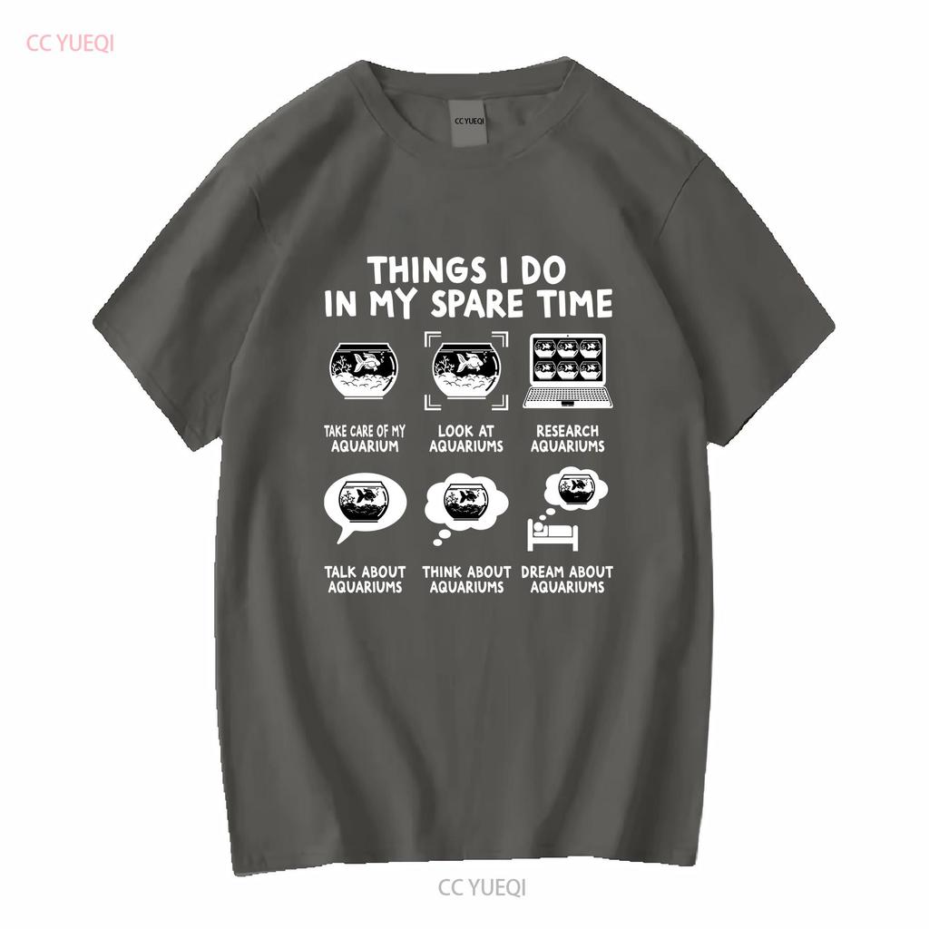 Aquascaping Things I Do In My Spare Time Aquarium Aquascaper T Shirt Aquarist Funny Fishkeeping Fish Lover GifT vintage Washed
