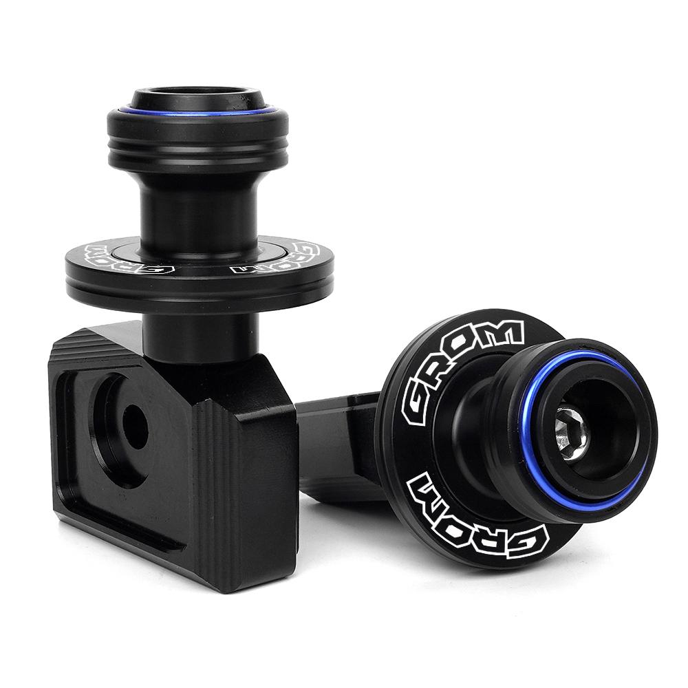 New For Honda GROM MSX125 msx125 MSX 125 S 2014-2024 2025 Aluminum Motorcycle Swingarm Spools Stand Screws Starting aid blocks
