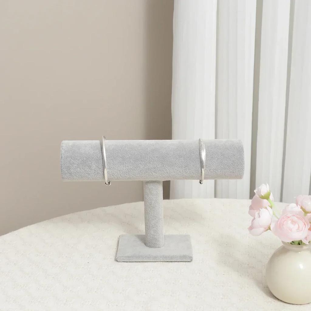 1pc-Watch and Jewelry Display Stand Suede Bracelet Stand Display Prop Stand Bracelet Hair Ring Display Prop