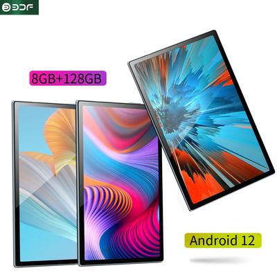 2024 BDF 10.1 Inch 8GB RAM 128GB ROM Mobile Phone SIm Card 4G 3G Android12 Octa Core Tablet PC Computer Tab