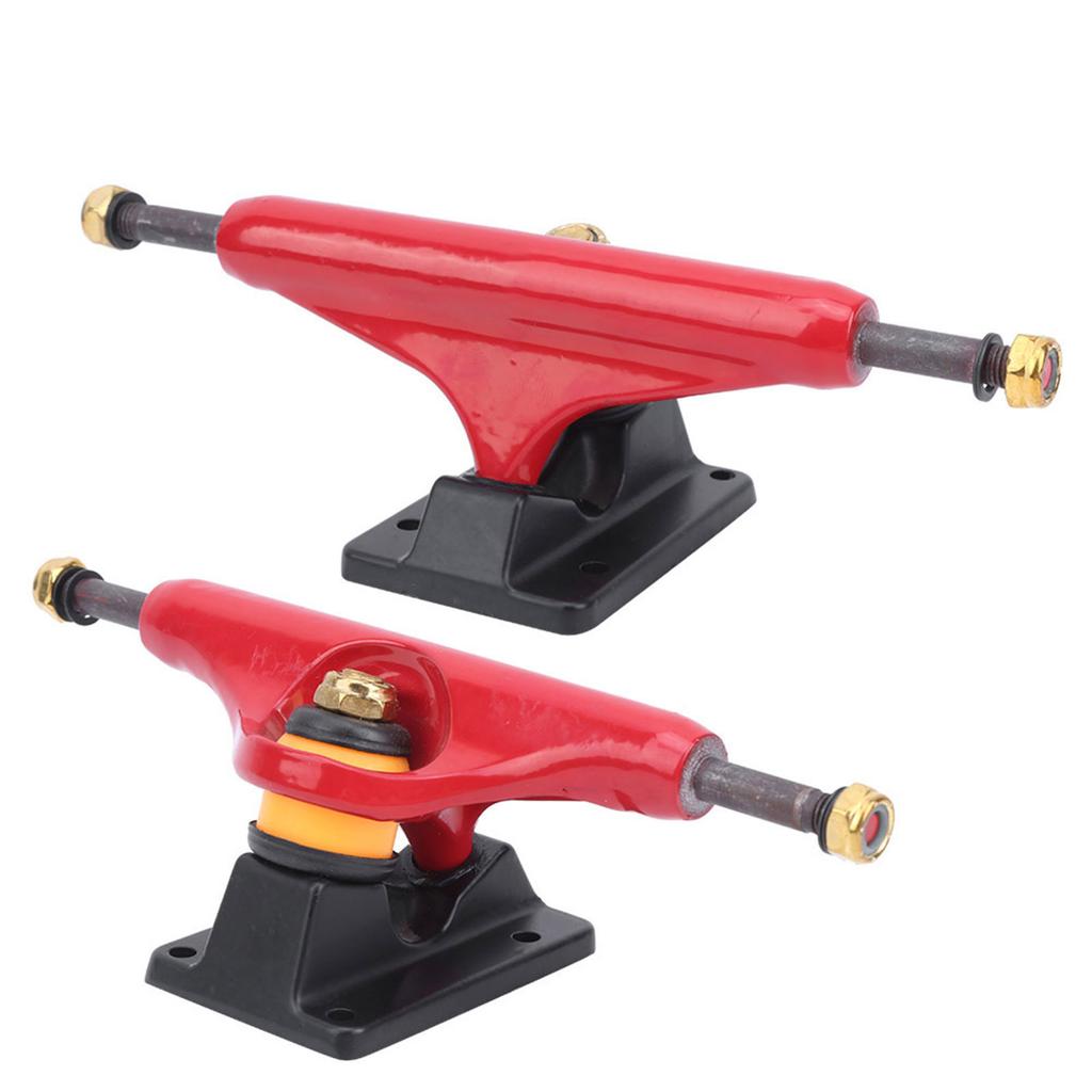 2PCS Set Professional Maple Skateboard Bracket Longboard Stand Outdoor Sports AccessoryRed