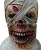 Halloween Mumie Zombie Latexmask - Skräckhuvudbonad för Kostymer, Spökhus och Escape Rooms