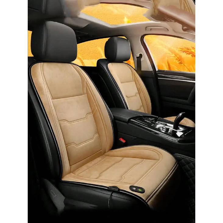 Universal Car Heated Seat Cushion 12V 24V Winter Warm Carriage Heating Blanket - Vehicle Seat Warmer Pad for All Seasons