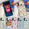 Fashion Cartoon Owl For Huawei Nova 5T 9 10 SE 12i 12s 11i Y91 Y90 Y60 Y70 Y72 Y61 P60 P30 Pro P20 P40 Lite Case